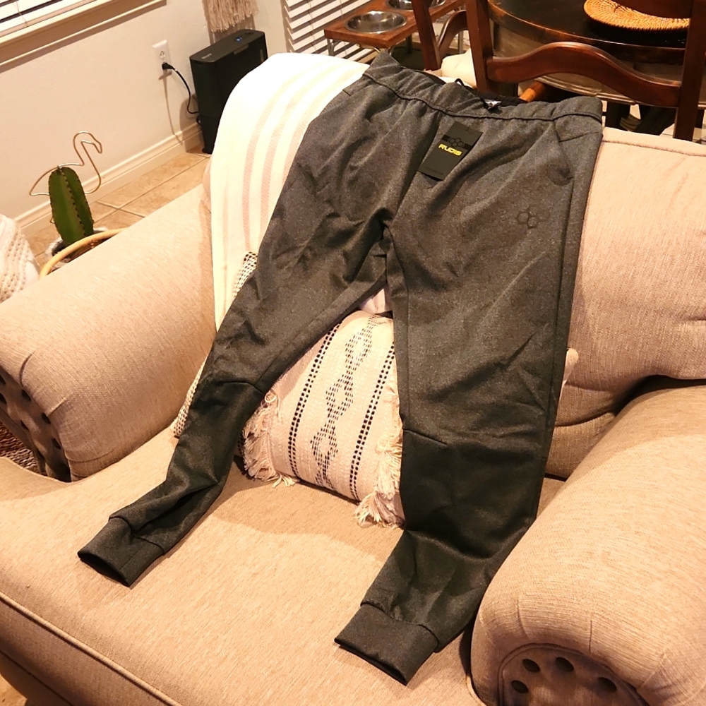 LIKE NEW Men's RUDIS Premier Hex Joggers  Charcoal Grey Size Medium